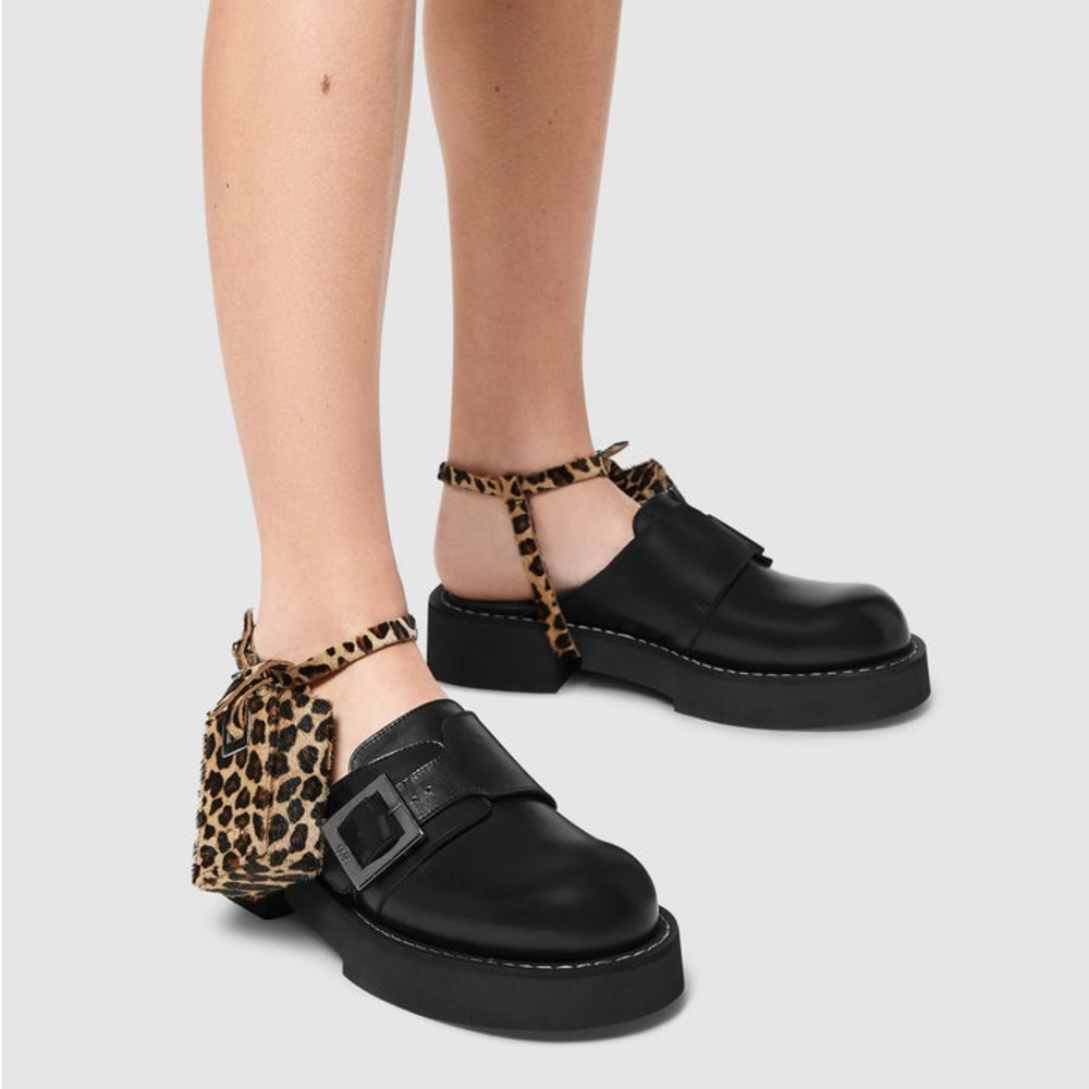 GCDS X CLARKS PONY SKIN POCKET GAITER
